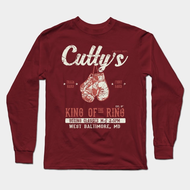Cutty's Gym Long Sleeve T-Shirt by RippedThemer